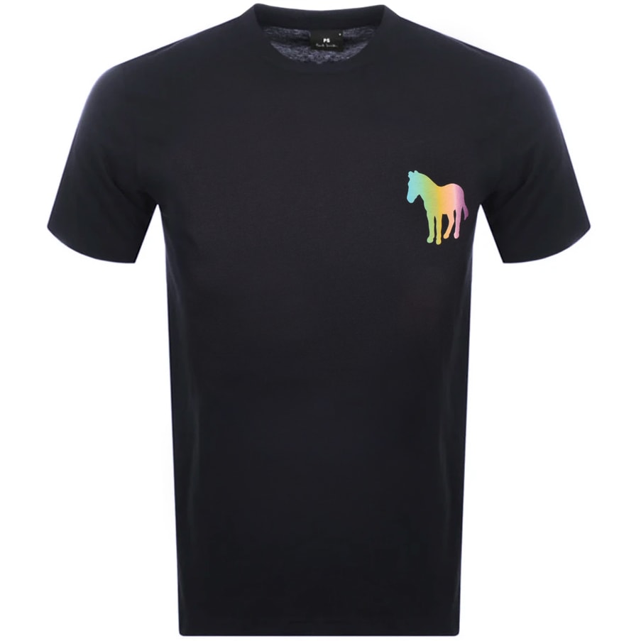 Alternative Image for ProductPS By Paul Smith Zebra Logo T Shirt Navy1